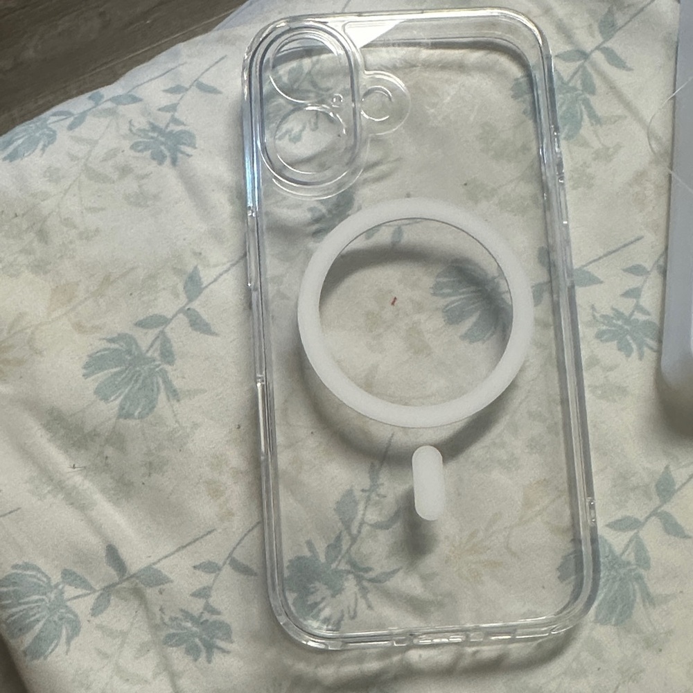 Transparent Phone Case with Ring Stand